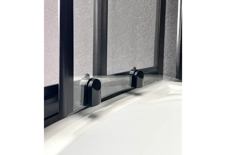 Душевой угол RB 100BK-T (прозрачное)