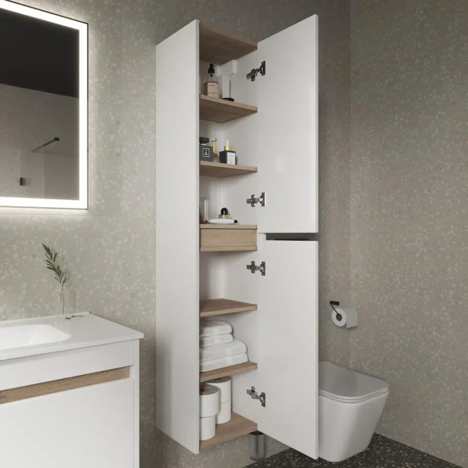 Пенал Sancos Smart 35 белый глянцевый R/L