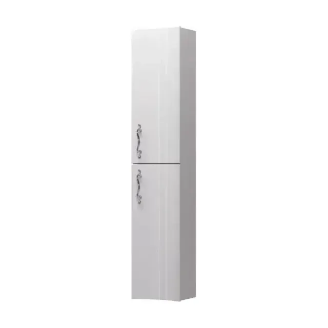 Пенал Aima Amethyst 30П 2д white R вогнутый