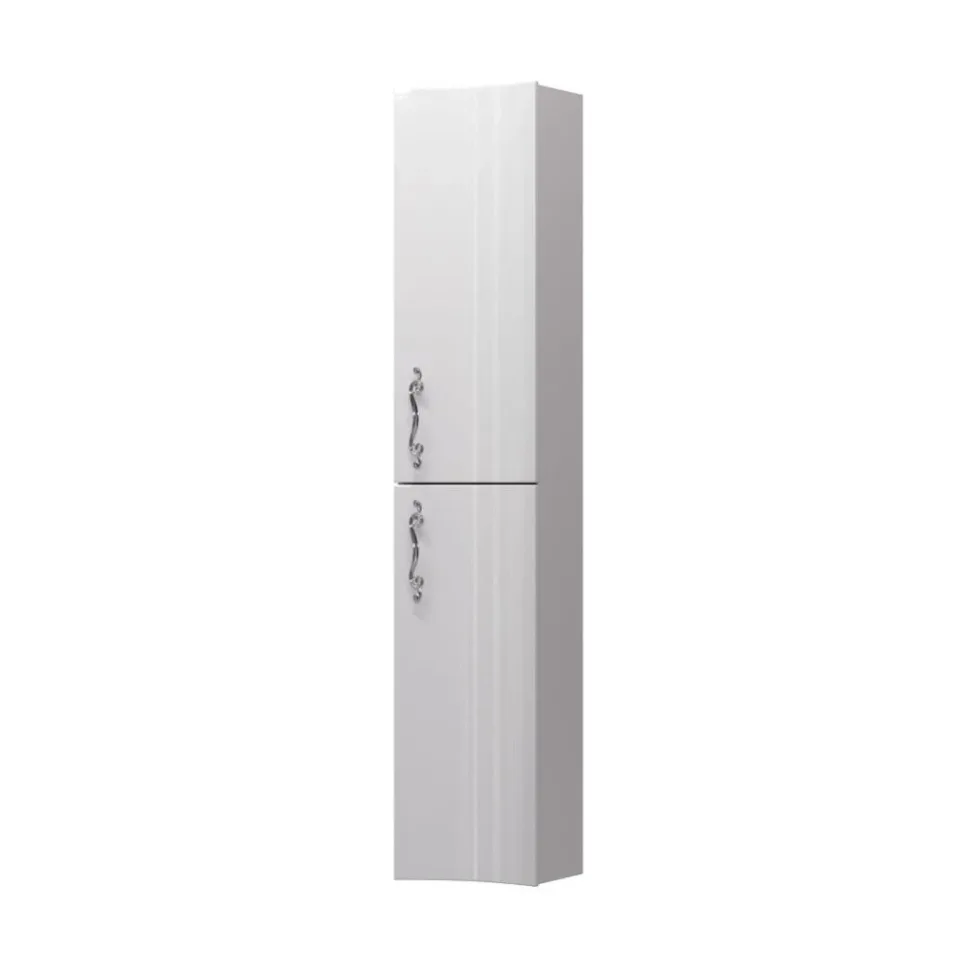 Пенал Aima Amethyst 30П 2д white R вогнутый