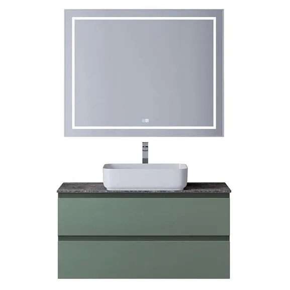Комплект мебели BelBagno Крафт (Kraft) 100 еловый матовый со столешницей гранит