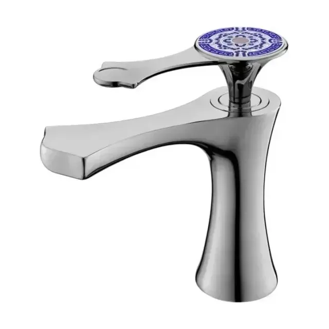 Смеситель Bronze DE Luxe Yasmina 800/B01 для раковины хром