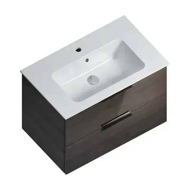Тумба с раковиной Kerama Marazzi Piano 75 дымчатый вяз