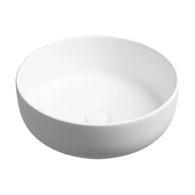 Раковина из сантехнического фарфора Ceramica Nova Тайкан (Taycan) 38 см CN12003MW накладная цвет белый матовый