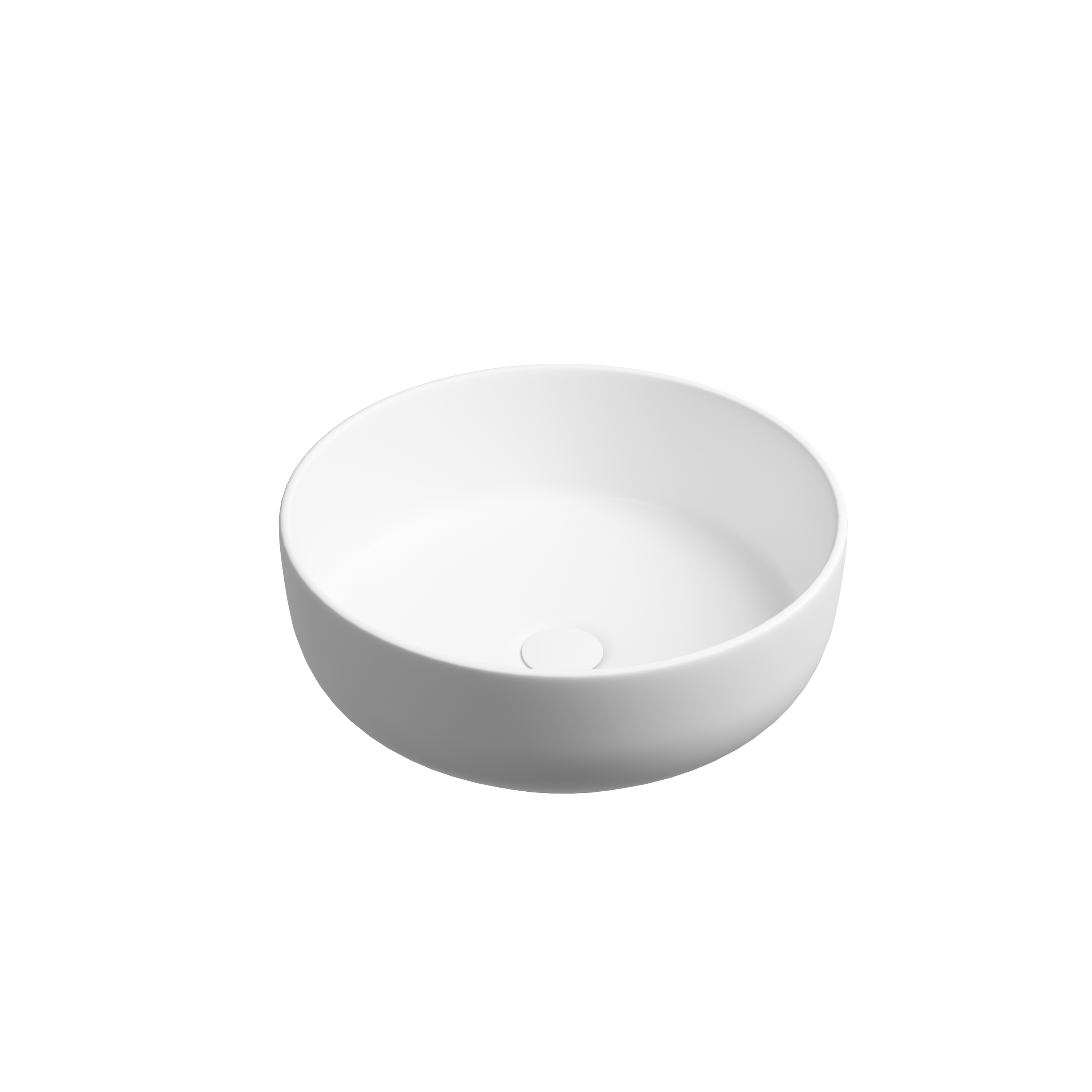 Раковина из сантехнического фарфора Ceramica Nova Тайкан (Taycan) 38 см CN12003MW накладная цвет белый матовый