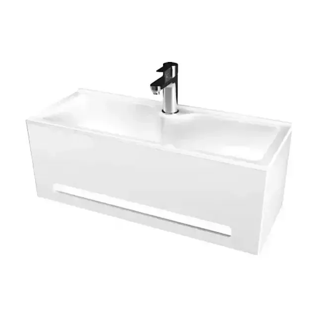 Панель с раковиной 1Marka Тайни S (Tiny S) 60 белый глянец