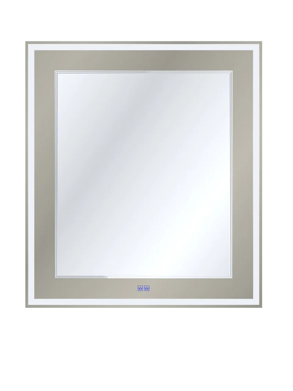 Зеркало со встроенной и контурной подсветками CEZARES CZR-SPC-RELAX-800-900-LED-TCH-GR