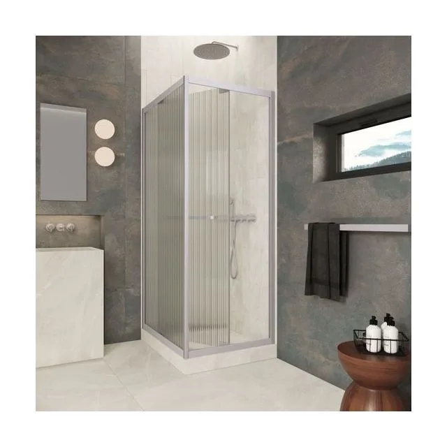 Душевой уголок Z+ZPV Inside 60*90 07 Moru профиль матовый хром стекло Moru