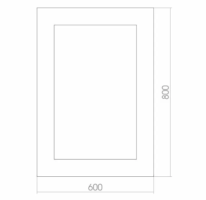 Зеркало Aquanika Galaxy 60*80 AQG6080RU16 с подсветкой, датчик движения