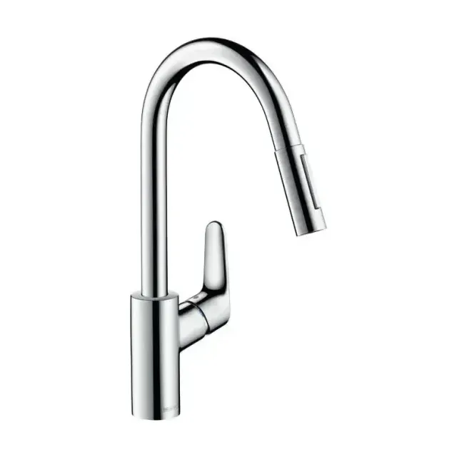 Смеситель Hansgrohe Focus 31815000 для кухни выдвижной излив хром