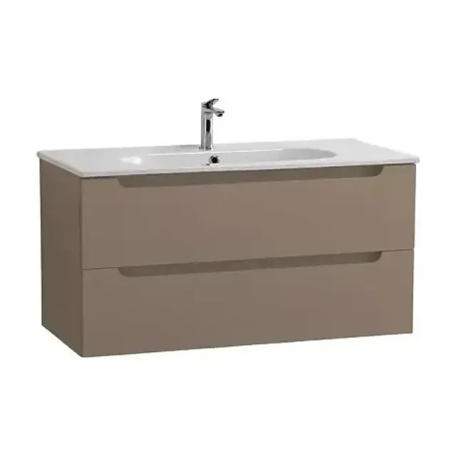 Комплект мебели BelBagno Этна (Etna) 100 бежевый матовый (раковина LOV-1000-LVB)