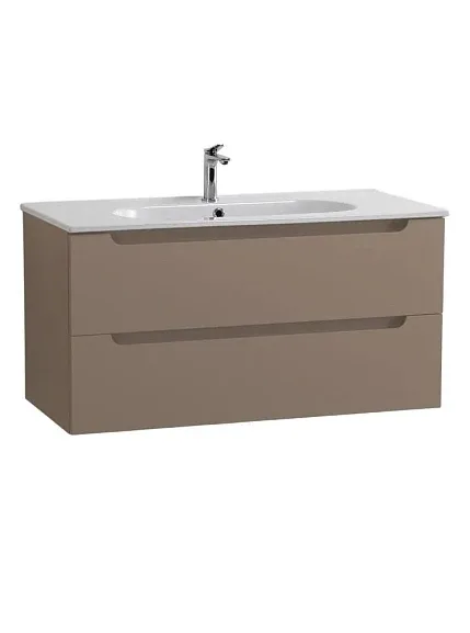 Комплект мебели BelBagno Этна (Etna) 100 бежевый матовый (раковина LOV-1000-LVB)