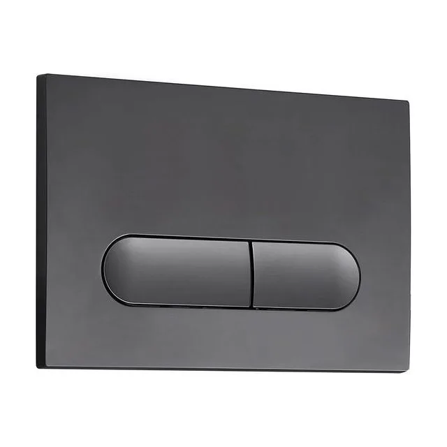 Кнопка смыва Veconi FLUSH V3, FLV3-GM, 240х162х9, пластик, оружейная сталь