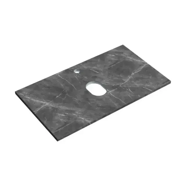 Столешница Sancos TT80A1X 80*46 Black sky с отверстием под смеситель