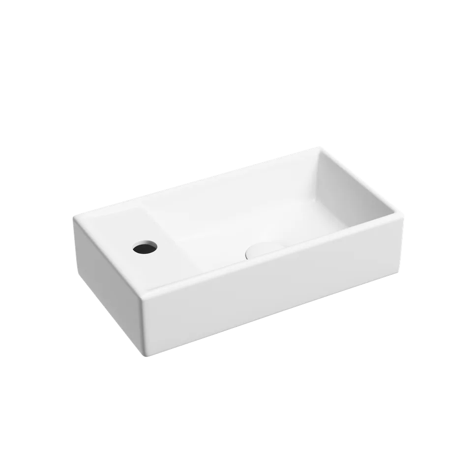 Раковина из сантехнического фарфора Ceramica Nova Элемент (Element) 42 см CN6051RMW подвесная цвет белый матовый