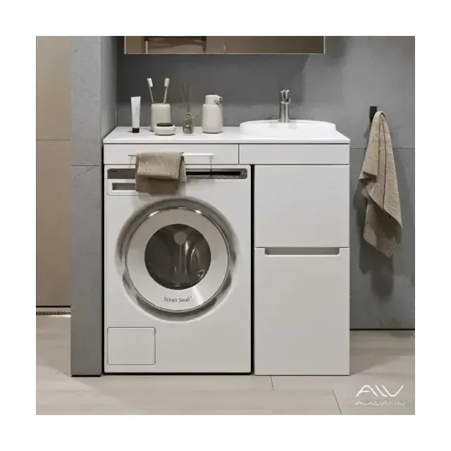 Тумба с раковиной Alavann Cosmetic 100 L/R белый