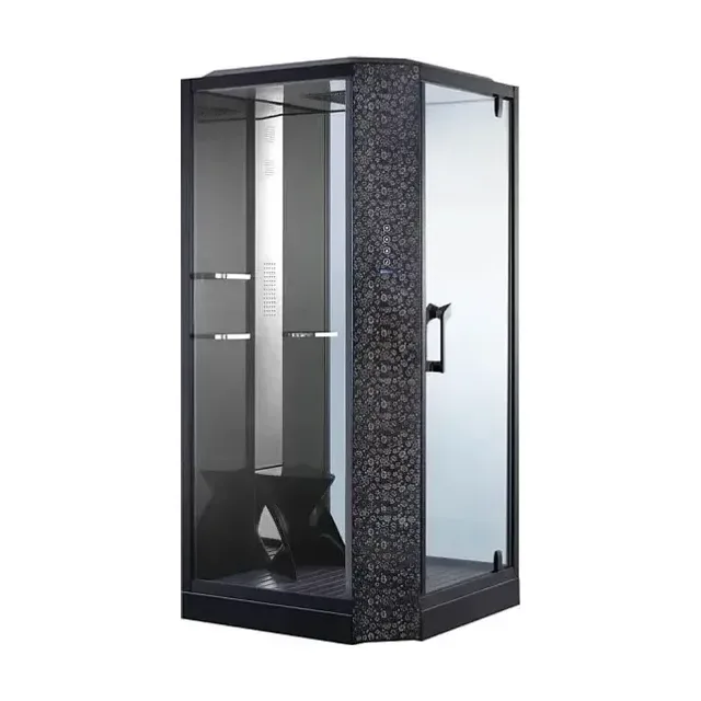 Душевая кабина Orans SR-89101RS Black 100х100х220 R