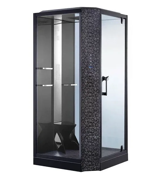 Душевая кабина Orans SR-89101RS Black 100х100х220 R