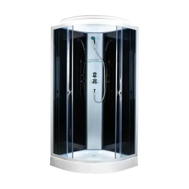 Душевая кабина AQUAPULSE 4122D 90х90х220см. grey black (н/п).