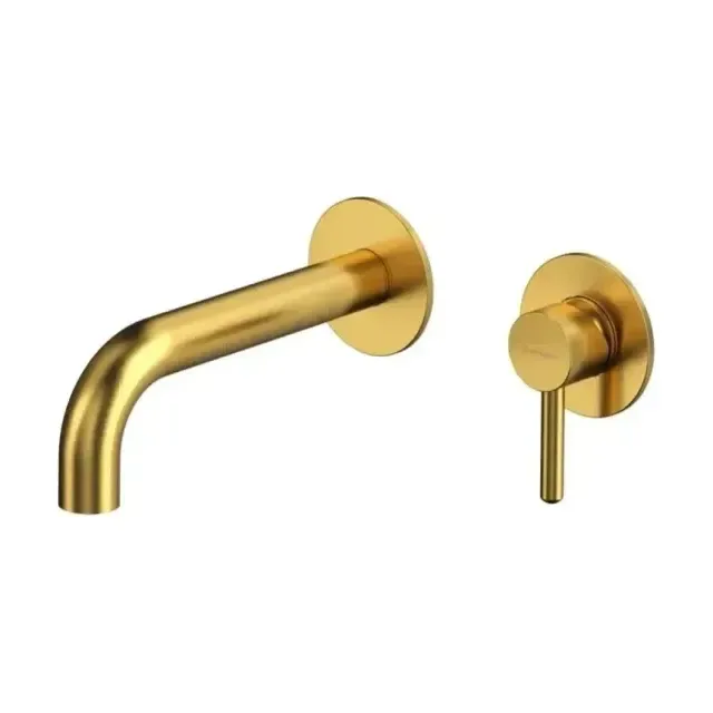 Смеситель Whitecross Y Brushed Gold Y1216GLB для раковины скрытый монтаж брашированное золото