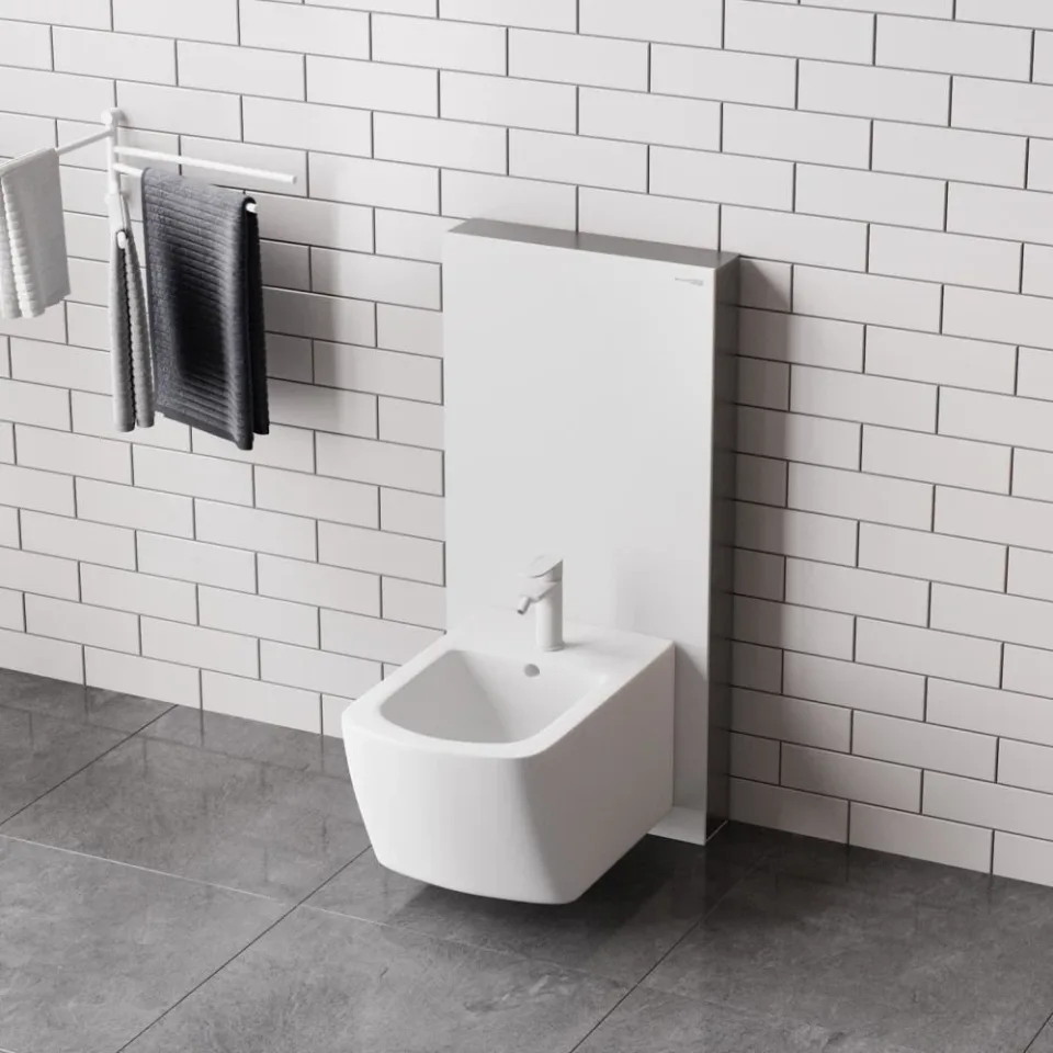 Монтажная рама для биде WasserKRAFT Naab 86BDT.050.WH пристенная белая