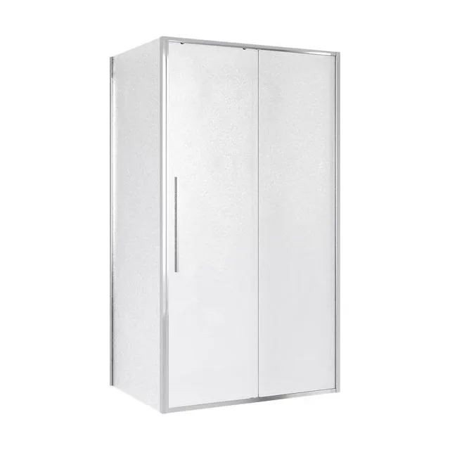 Душевое ограждение Niagara Nova NG-65-12CH-CH100-34 (120х100х195) прямоугольник,хром,дверь раздвижная,стекло шиншилла