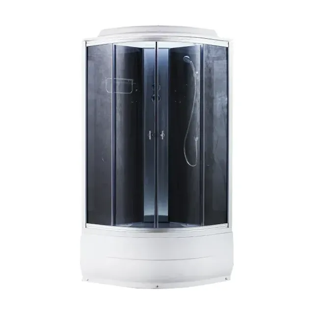 Душевая кабина AQUAPULSE 4103D 100х100х220см. grey black (в/п).
