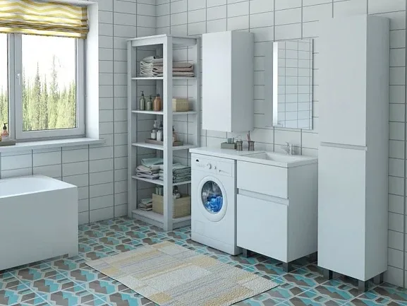 Тумба с раковиной Эстет Dallas Luxe 150 ФР-00009838 напольная правосторонняя 2 ящика