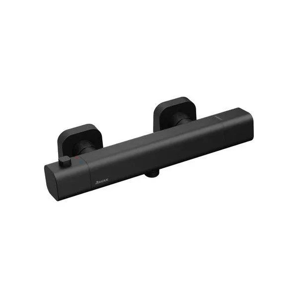 Термостат Ravak 10° Free TD F 033.20/150 для душа черный матовый