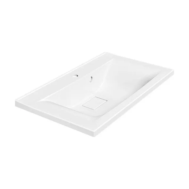 Раковина из искусственного камня Vincea 75 см VCB-3M750W встраиваемая цвет белый