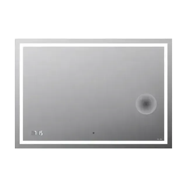 Зеркало AM.PM Gem 100 с Led подсветкой, часами и косметическим зеркалом