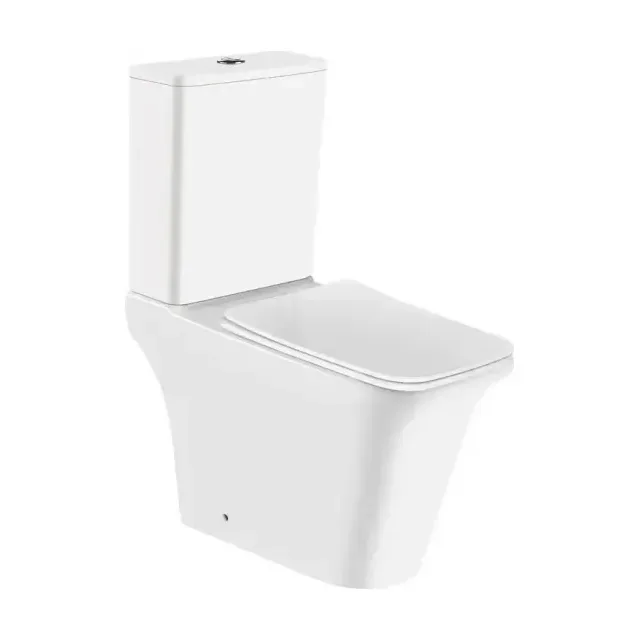 Унитаз-компакт Azario Avero 36*66 безободковый с крышкой-сиденьем микролифт Slim