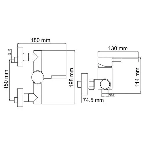 Смеситель WasserKRAFT Main 4102 для душа