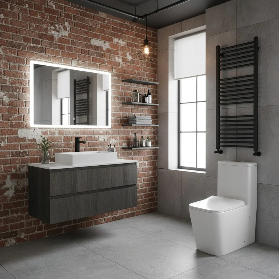 Унитаз напольный Grossman Classic GR-4486SQ-K44 (640х360х800) безободковый,белый,моноблок с тонкой крышкой,микролифт,смыв торнадо,1 мест