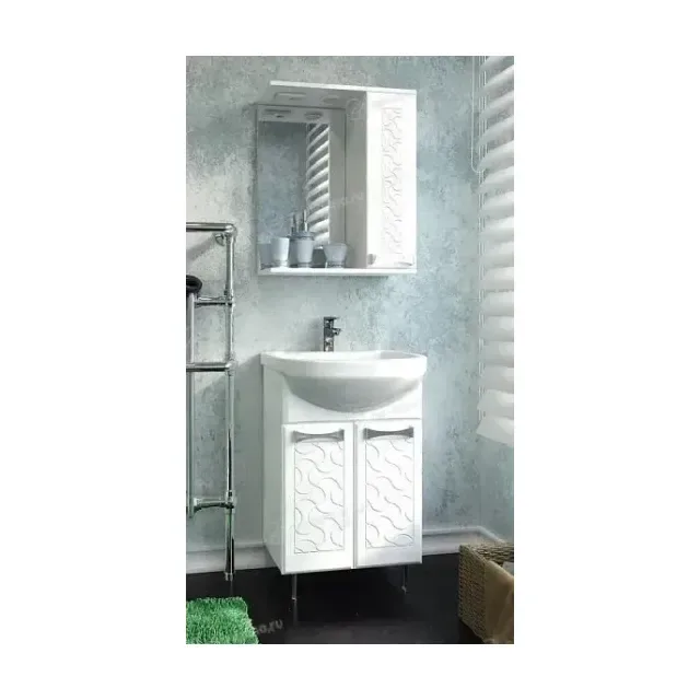 Комплект мебели Stella Polar Ванда 50 белый глянец
