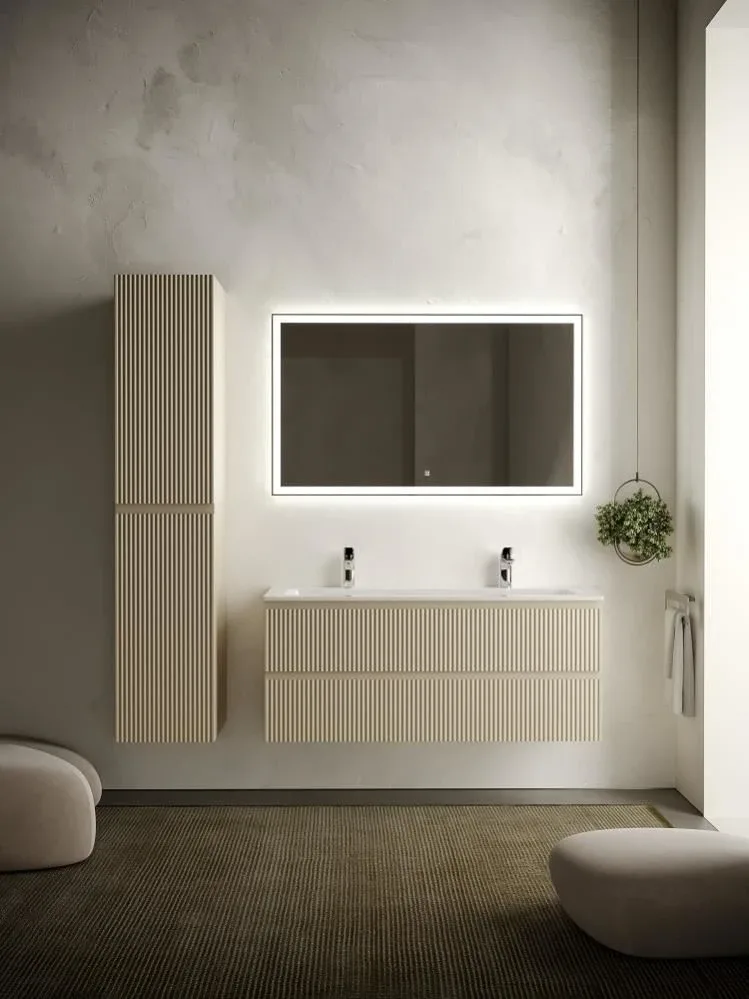 Тумба под раковину Sancos Сноб Р/Snob R 120 Beige Soft