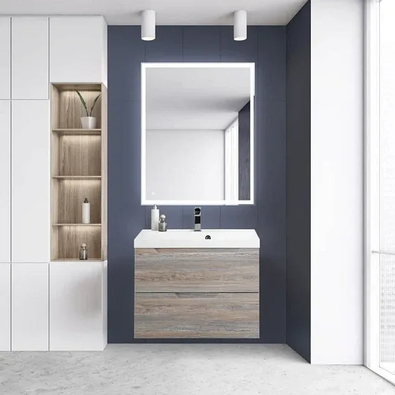 Комплект мебели BelBagno Виттория (Vittoria) 70 сосна (с белой раковиной)