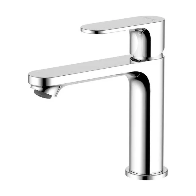 AQ1910CR АЛЬФА смеситель для раковины 110 без донного клапана