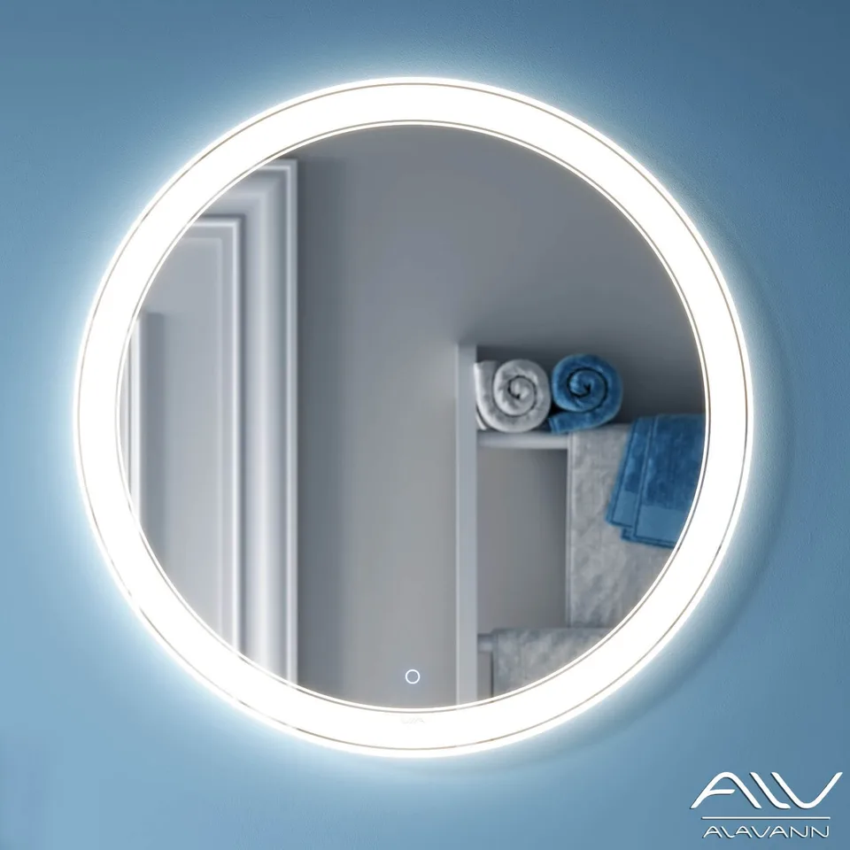 Зеркало с подсветкой Alavann Solis 80 ПЗ50-6000-0800-00 с антизапотевателем