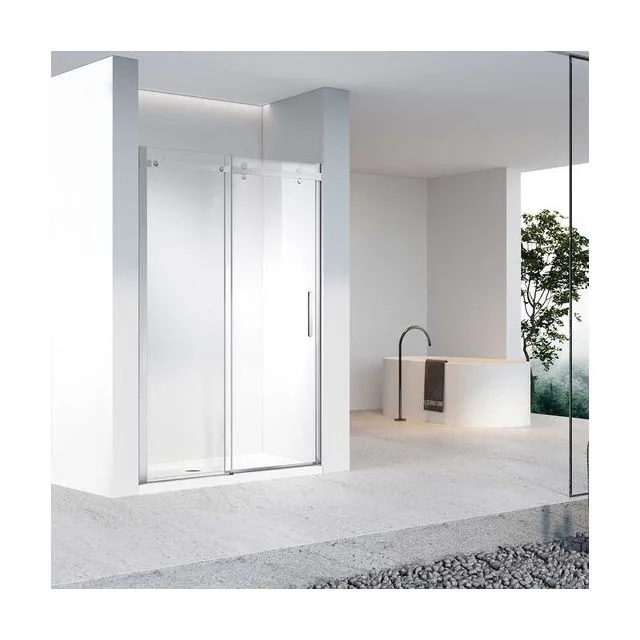 Душевая дверь Vincea Комо-Н (Como-N) VDS-4CN130CL 130х195 стекло прозрачное 8 мм профиль хром