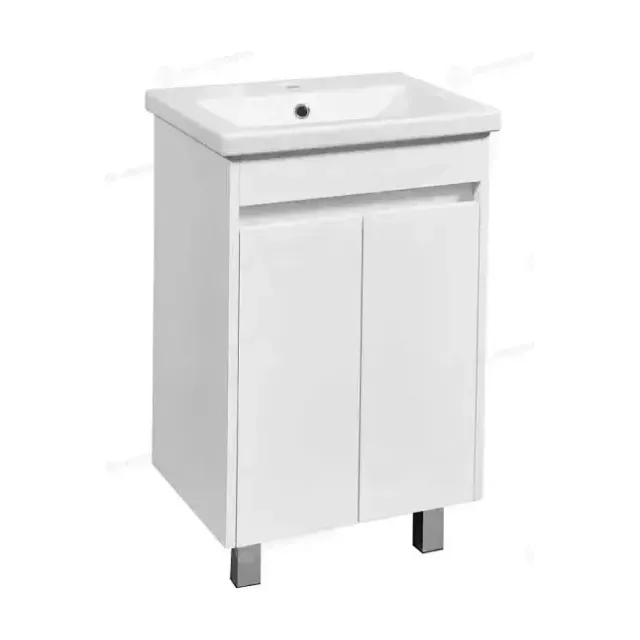 Тумба с раковиной Stella Polar Фаворита 50 белый глянец