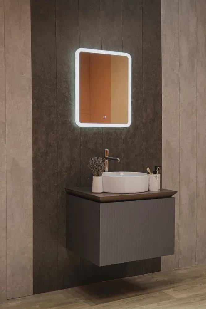 Зеркало Silver Mirrors Стив 50*60 с Led-подсветкой сенсорный выключатель