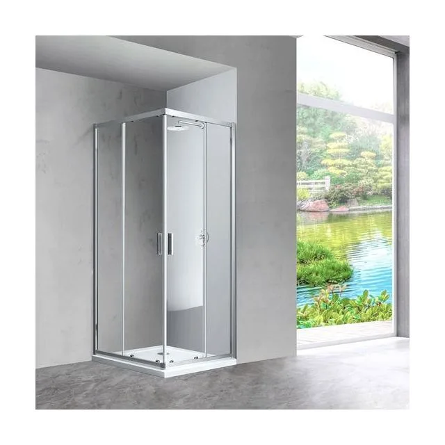 Душевой уголок Scala VSS-2SC800CL, 800*800, хром, стекло прозрачное