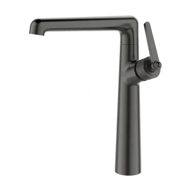 Смеситель Esko Bangkok Gun metal BG25 для раковины, высокий