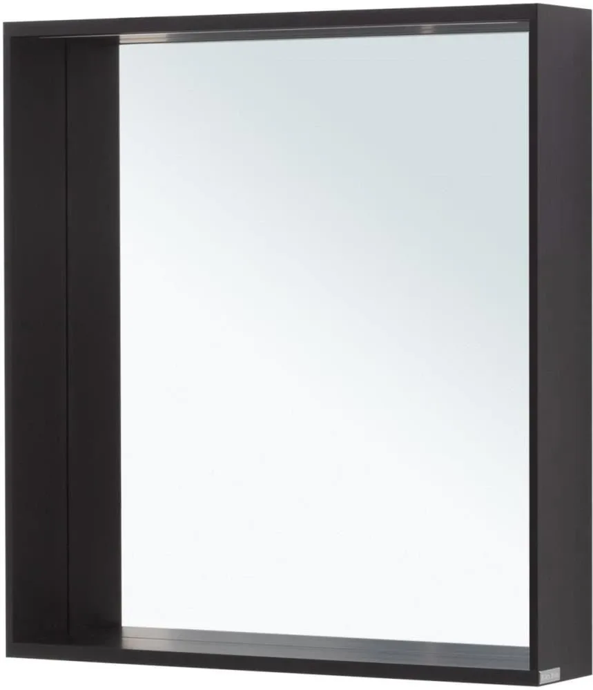 Зеркало Allen Brau Reality 1.32017.BB 70*75 с Led-подсветкой и инфракрасным выключателем черный браш