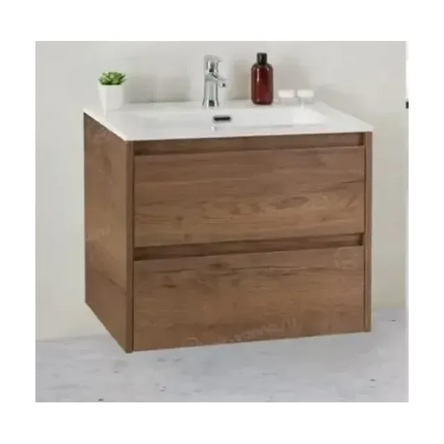 Тумба с раковиной BelBagno Крафт (Kraft) 39-500 табачный дуб подвесная