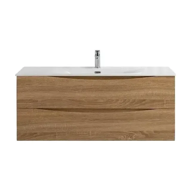 Тумба с раковиной BelBagno Marino-Cer-N 120 белый дуб