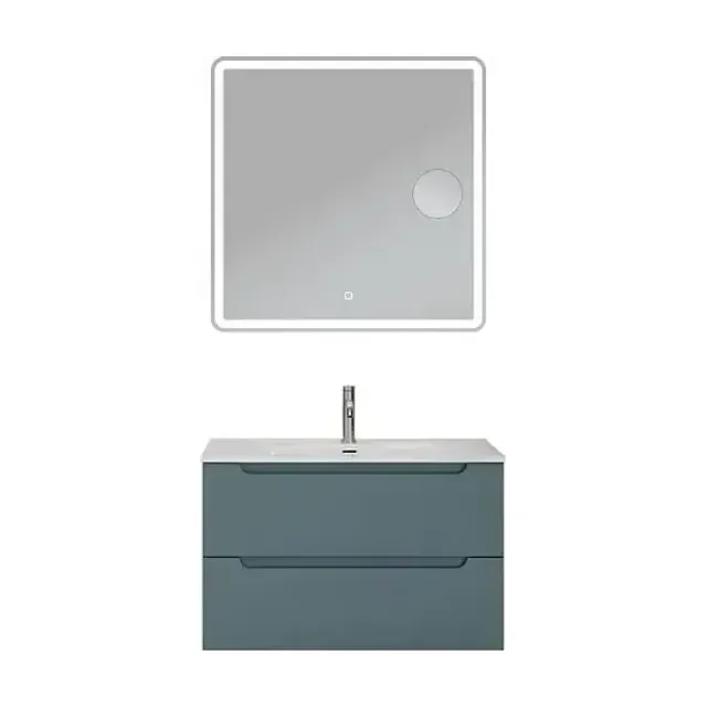Комплект мебели BelBagno Этна (Etna) 90 голубой матовый (раковина BB900ETL)