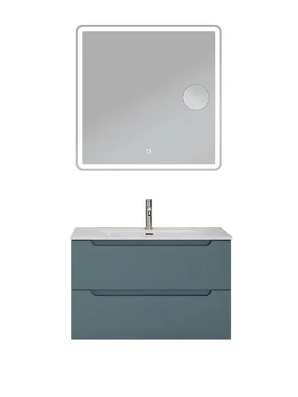 Комплект мебели BelBagno Этна (Etna) 90 голубой матовый (раковина BB900ETL)