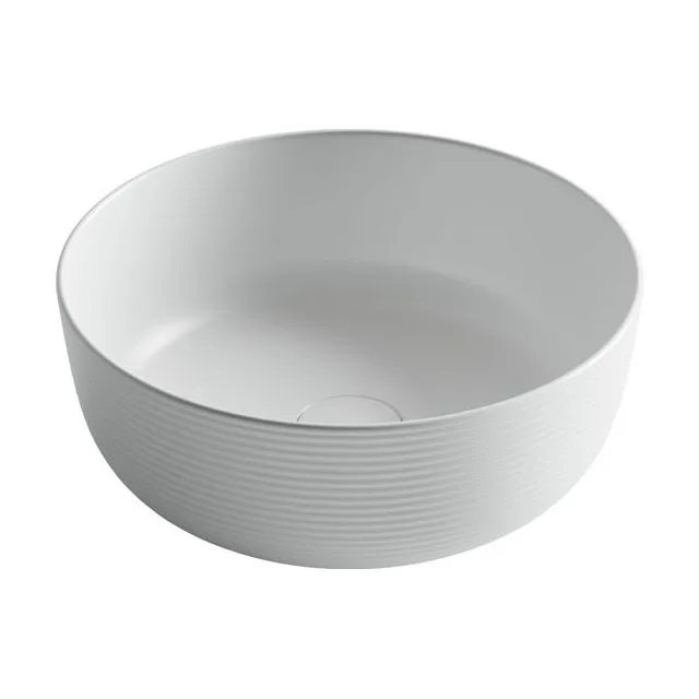 Раковина из сантехнического фарфора Ceramica Nova Элемент (Element) 36 см CN6073MW накладная цвет белый матовый